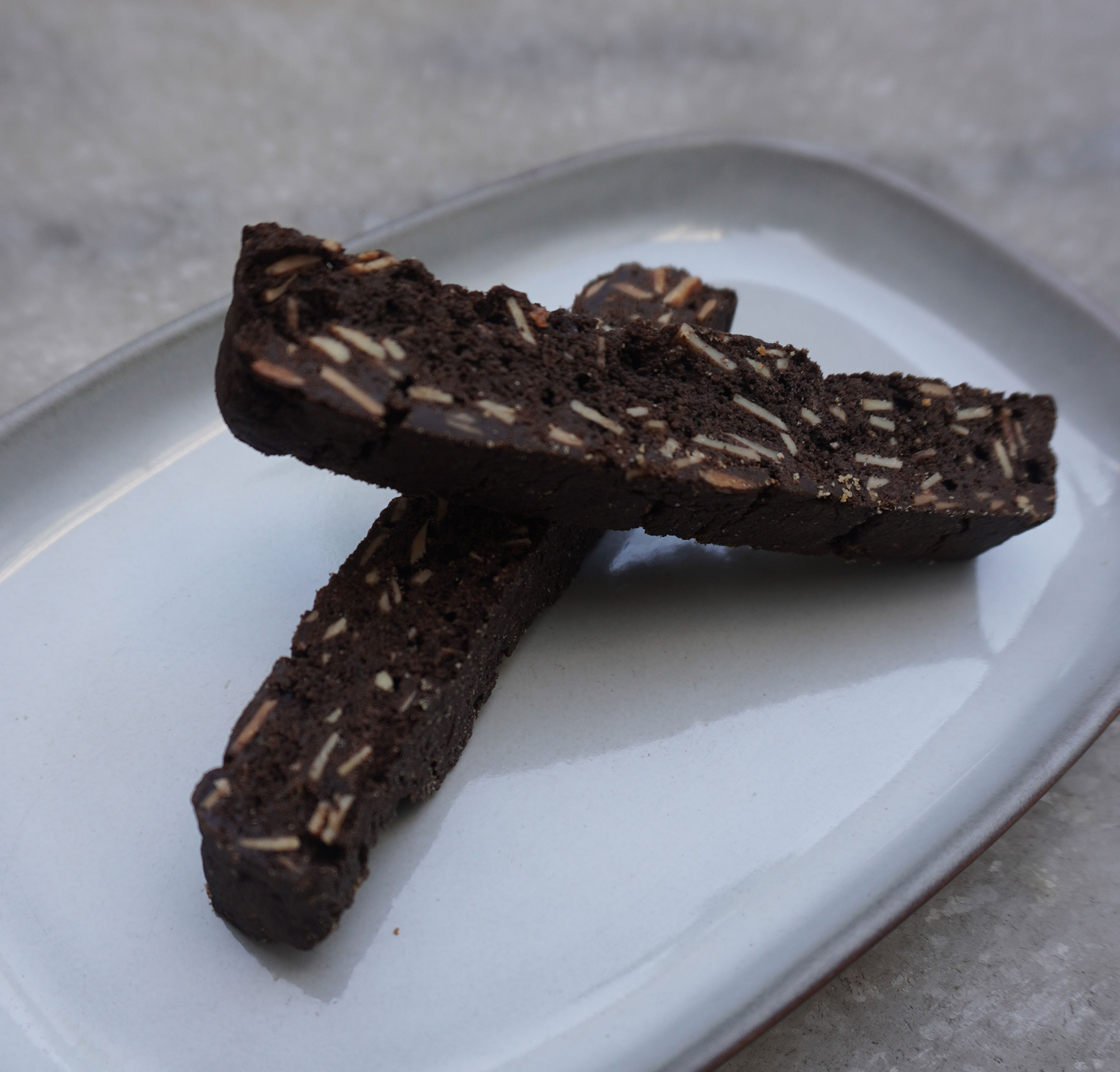 Cocoa Almond Biscotti